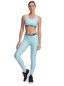 Under Armour Legginsy sportowe w kolorze błękitnym rozmiar: M. Niebieskie legginsy sportowe Under Armour, m, bez wzorów, z materiału, outdoorowe. Za 118,56 zł.