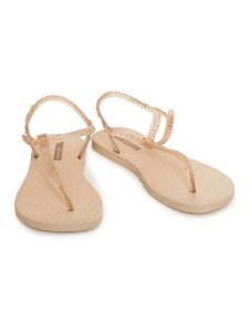 Ipanema Sandały w kolorze beżowym rozmiar: 40. Brązowe sandały Ipanema, bez wzorów, z otwartym noskiem, bez obcasa, bez zapięcia. Za 93,72 zł.