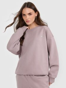 4F Bluza dresowa nierozpinana bez kaptura damska - beżowa XS. Brązowe bluzy 4f, uniwersalny, bez wzorów, z dresówki, bez kaptura. Za 149,99 zł.