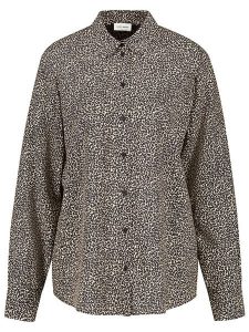 Gerry Weber Bluzka w kolorze czarno-beżowym rozmiar: 36. Brązowe bluzki Gerry Weber, s, bez wzorów, z wiskozy, klasyczne, bez kołnierzyka, bez ramiączek. Za 110,04 zł.