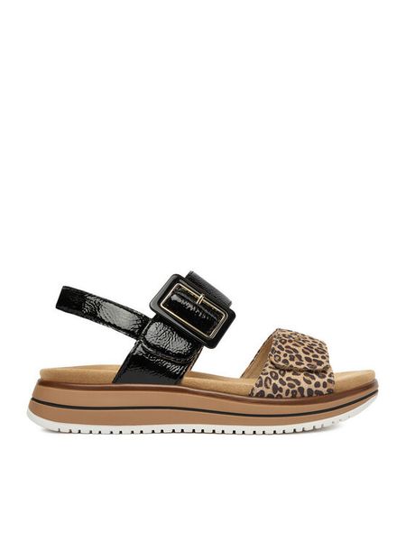 Remonte Sandały CEO-D1J53-04 Czarny. Czarne sandały Remonte, bez wzorów, ze skóry, bez obcasa, na płaskiej podeszwie, bez zapięcia. Za 379,99 zł.