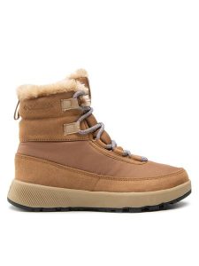 Columbia Śniegowce Slopeside Peak™ 1950881286 Brązowy. Brązowe buty zimowe Columbia, z materiału, bez obcasa, bez zapięcia. Za 449,99 zł.