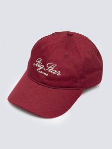 BIG STAR Czapka w kolorze czerwonym rozmiar: onesize. Czerwone czapki Big Star, bez wzorów, z bawełny, retro. Za 54,99 zł.