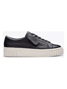 Clarks Skórzane sneakersy "Mayhill Walk" w kolorze czarnym rozmiar: 38. Czarne trampki Clarks, bez wzorów, bez zapięcia. Za 325,03 zł.