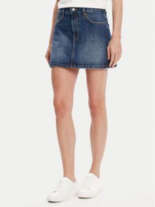 United Colors Of Benetton Spódnica jeansowa 4AW7D004U Niebieski Regular Fit. Niebieskie spódnice United Colors of Benetton, bez wzorów, z bawełny. Za 109,99 zł.