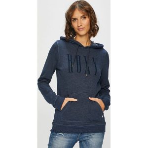 Roxy - Bluza. Szare bluzy marki Roxy, z nadrukiem, z bawełny. W wyprzedaży za 159,90 zł.