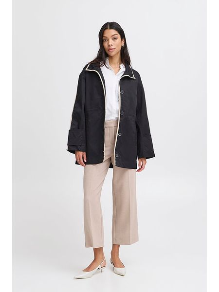 B.young Kurtka przejściowa w kolorze czarnym rozmiar: 42. Czarne kurtki b.young, bez wzorów, bez kaptura. Za 109,00 zł.