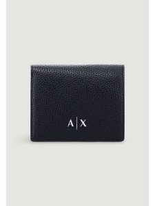 Armani Exchange Portfel XW002123 AF17019 UC001 Czarny. Czarne portfele Armani Exchange, bez wzorów, ze skóry. Za 269,99 zł.