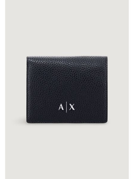 Armani Exchange Portfel XW002123 AF17019 UC001 Czarny. Czarne portfele Armani Exchange, bez wzorów, ze skóry. Za 269,99 zł.