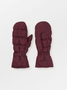 Becksöndergaard Rękawiczki w kolorze bordowym rozmiar: S/M. Czerwone rękawiczki Becksöndergaard, bez wzorów. Za 82,99 zł.