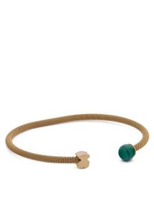 TOUS Bransoletka Icon Mesch 1004507870 Złoty. Żółte bransoletki Tous, srebrne. Za 389,99 zł.