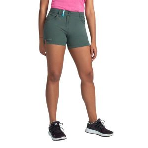 Szorty damskie Kilpi BREE-W. Zielone szorty Kilpi, bez wzorów, z nylonu, sportowe. Za 138,03 zł.