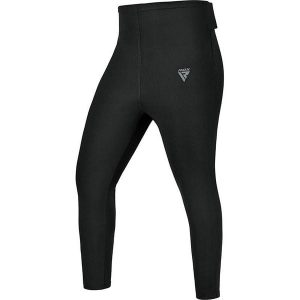 Legginsy damskie RDX Sauna Sweat. Czarne legginsy RDX SPORTS, bez wzorów. Za 179,99 zł.