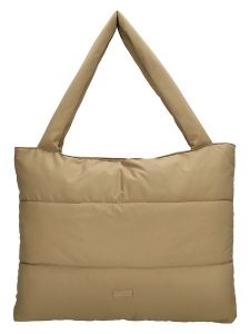 Beagles Shopper bag w kolorze khaki - 55 x 40 x 7 cm rozmiar: onesize. Brązowe shopper bag Beagles, bez wzorów, z materiału, na ramię, pikowane, bez dodatków. Za 89,95 zł.