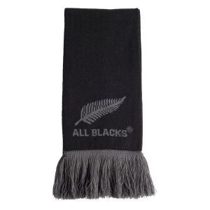 SZALIK ALL BLACKS. Czarne szaliki ADIDAS, bez wzorów, z materiału. Za 129,00 zł.
