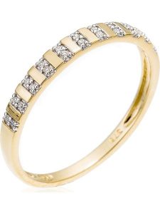 Maison héritage PARIS Złoty pierścionek "Linéa" z diamentami rozmiar: 56. Białe pierścionki Maison héritage PARIS, z diamentem, złote. Za 1 000,99 zł.