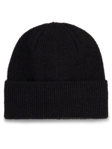 Jenny Fairy Czapka 4W3-018-AW23 Czarny. Czarne czapki Jenny Fairy, bez wzorów, z poliesteru. Za 39,99 zł.