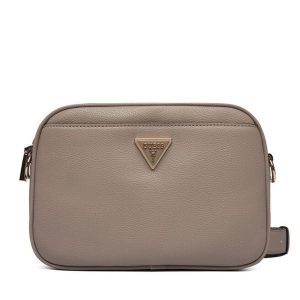 Torebka Guess. Brązowe listonoszki Guess, z aplikacjami, bez dodatków. Za 549,99 zł.