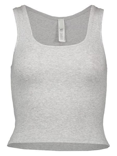 Skims Top w kolorze szarym rozmiar: 3XL. Szare topy Skims, xl, bez wzorów, bez kołnierzyka, bez ramiączek. Za 126,75 zł.