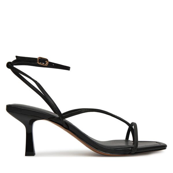 Sandały Aldo. Czarne sandały ALDO, bez wzorów, bez obcasa, na szpilce, bez zapięcia. Za 339,99 zł.