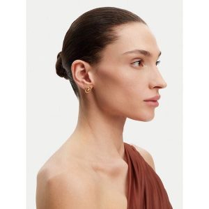 Kolczyki Guess. Szare kolczyki Guess, srebrne. Za 249,99 zł.