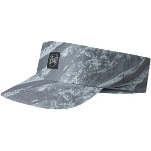 Czapka z daszkiem BUFF PACK SPEED VISOR EUKAR ASH. Niebieskie czapki Buff, bez wzorów, z elastanu, sportowe. Za 94,99 zł.