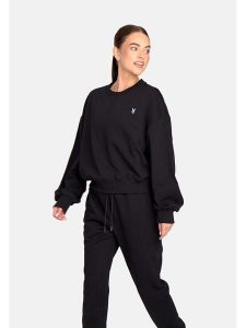 Cardio Bunny Bluza w kolorze czarnym rozmiar: S. Czarne bluzy Cardio Bunny, s, bez wzorów, z bawełny, bez kaptura. Za 85,38 zł.