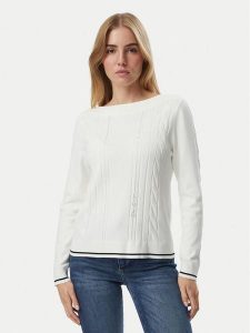 Liu Jo Sport Sweter TF6189 MS63L Kremowy Regular Fit. Białe swetry klasyczne Liu Jo Sport, l, z syntetyku, bez kołnierzyka. Za 559,99 zł.