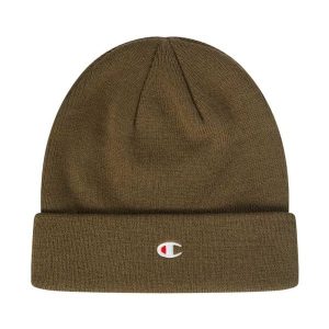 Czapka Champion Beanie Cap. Zielone czapki Champion, bez wzorów, z materiału. Za 62,99 zł.