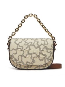 TOUS Torebka Kaos Icon 2002186801 Beżowy. Brązowe listonoszki Tous, bez wzorów, ze skóry, bez dodatków. Za 469,99 zł.