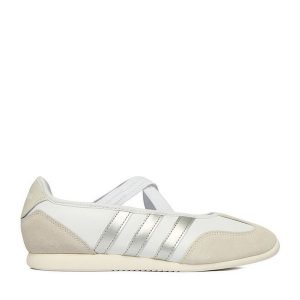 Baleriny adidas. Czarne balerinki ADIDAS, bez wzorów, bez obcasa, bez zapięcia. Za 279,99 zł.