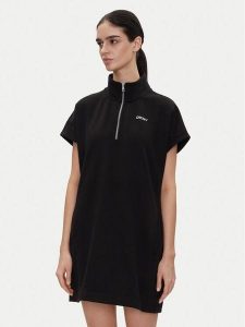 DKNY Sport Sukienka codzienna DP5D4895 Czarny Regular Fit. Czarne kombinezony DKNY Sport, xs, bez wzorów, z bawełny, sportowe, bez kołnierzyka, bez ramiączek. Za 179,99 zł.