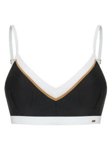 BOSS Góra od bikini 50540498 Czarny Regular Fit. Czarne bikini Boss, bez wzorów, z syntetyku. Za 169,99 zł.