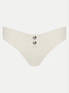 Tommy Hilfiger Dół od bikini UW0UW05836 Écru. Bikini TOMMY HILFIGER, bez wzorów, z syntetyku. Za 129,99 zł.