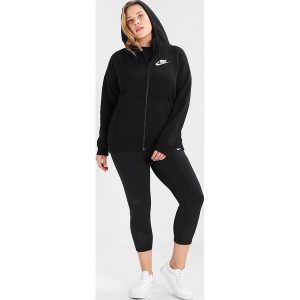 Nike Sportswear RALLY HOODIE Bluza rozpinana black/white. Bluzy marki Nike Sportswear. W wyprzedaży za 188,30 zł.