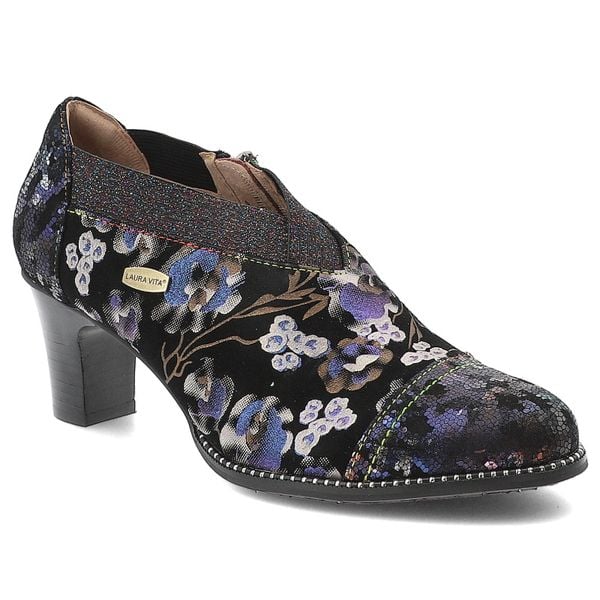 Niebieskie Półbuty Laura Vita Eleganckie Obuwie Damskie Premium. Niebieskie półbuty LAURA VITA, bez wzorów, bez obcasa, na obcasie, bez zapięcia. Za 419,00 zł.