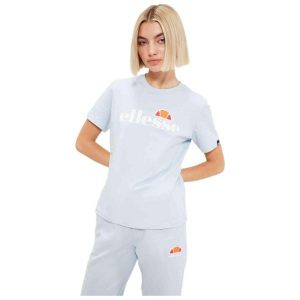 Koszulka damska Ellesse Albany. Niebieskie bluzki Ellesse, s, bez wzorów, casualowe, bez kołnierzyka, bez ramiączek. Za 84,99 zł.