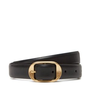 Pasek Damski Calvin Klein. Czarne paski Calvin Klein, bez wzorów. Za 159,99 zł.