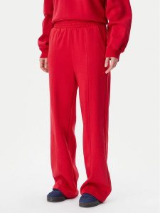 Gap Spodnie dresowe 729444-14 Czerwony Wide Leg. Czerwone spodnie dresowe GAP, xxs, bez wzorów, z bawełny. Za 139,99 zł.
