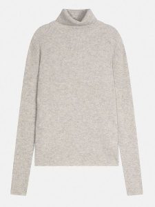 Perfect Cashmere Kaszmirowy golf "Elly" w kolorze jasnoszarym rozmiar: M. Szare golfy Perfect Cashmere, bez wzorów, z kaszmiru. Za 483,17 zł.