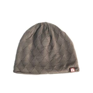 Czapka Beanie na zimę ANTON szara. Szare czapki BARNETT, bez wzorów. Za 100,00 zł.