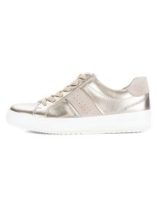 Gabor Skórzane sneakersy w kolorze złotym rozmiar: 41. Żółte trampki Gabor, bez wzorów, z materiału, bez zapięcia. Za 169,95 zł.