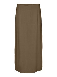 Vero Moda Spódnica w kolorze brązowym rozmiar: XS. Brązowe spódnice Vero Moda, na co dzień, xs, bez wzorów, midi. Za 48,28 zł.
