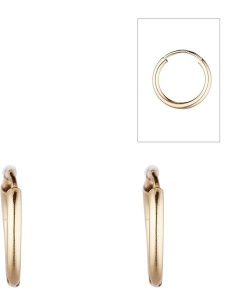 CARATELLI Złote kolczyki-kreole "Créoles Simplicité" rozmiar: onesize. Żółte kolczyki CARATELLI, złote. Za 339,99 zł.