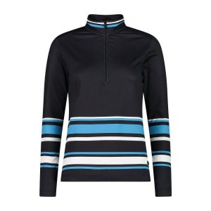 Damska bluza dresowa CMP. Czarne bluzy CMP, na zimę, xs, bez wzorów, z dresówki, bez kaptura. Za 310,25 zł.