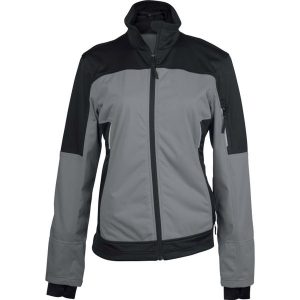 Kurtka damska Kariban Softshell Bicolore. Czarne kurtki KARIBAN, bez wzorów, z softshellu, bez kaptura. W wyprzedaży za 234,00 zł.