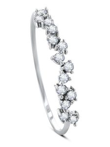 OR Carats Złoty pierścionek z topazami rozmiar: 52. Szare pierścionki OR Carats, z topazem, złote. Za 565,99 zł.