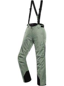 Alpine Pro Spodnie narciarskie "Osaga" w kolorze zielonym rozmiar: S. Zielone spodnie dresowe Alpine Pro, m, bez wzorów, narciarskie. Za 359,32 zł.