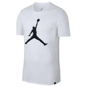 Koszulka Air Jordan Jumpman. Białe bluzki Jordan, l, bez wzorów, sportowe, bez kołnierzyka, bez ramiączek. Za 166,99 zł.