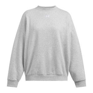 Bluza damska Under Armour Rival Fleece OS Crew. Szare bluzy Under Armour, s, bez wzorów, bez kaptura. Za 169,99 zł.